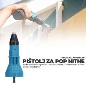AM0033 - Pištolj za pop nitne - AKU NASTAVAK - aku alati