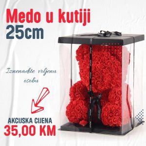 GF0001 - Medo od ruža - RED,medo,ruža