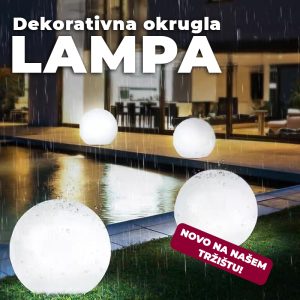 Z0030 - Solarna okrugla lampa