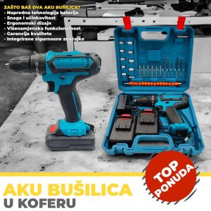AM0014 - Set alata - AKU ODVIJAČ ,AKU,odvijač,alati