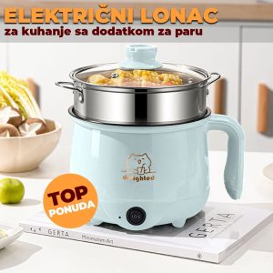 PK0025- Električni lonac zeleni - 1,8L (NOVO)