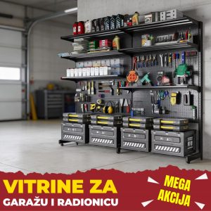 AM0057 - AM0058 - AM0059 - AM0060 - AM0062 - Metalni ormar za alat - 3 nivoa