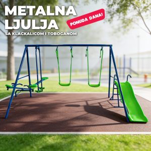 GD0046 - Ljuljaška za djecu 3.5m širina sa klackalicom