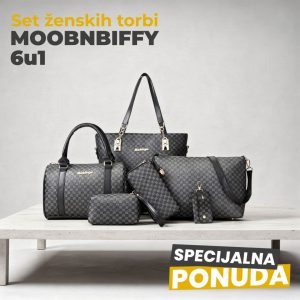 TB0084 - Set ženskih torbi 61 - crni