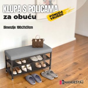 NM0064 - Klupa - CLASSIS - SIVA